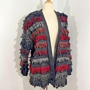 Southern Image Jacket Womens Small Patchwork Artsy Boho Maximalist 90s Y2K‎